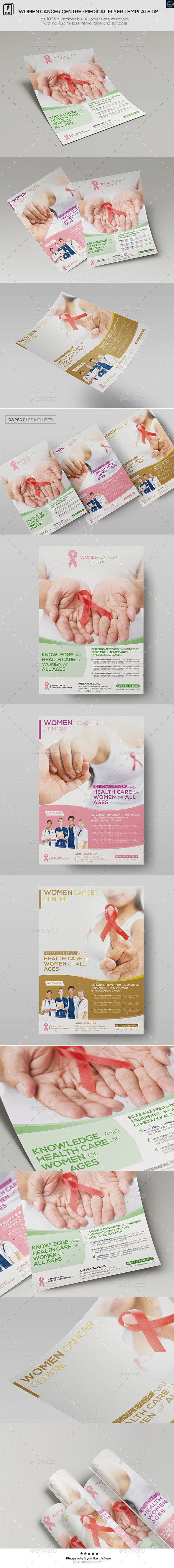 GraphicRiver Women Cancer Centre Medical Flyer Template 02 11872563 GraphicRiver Women Cancer Centre Medical Flyer Template 02 11872563