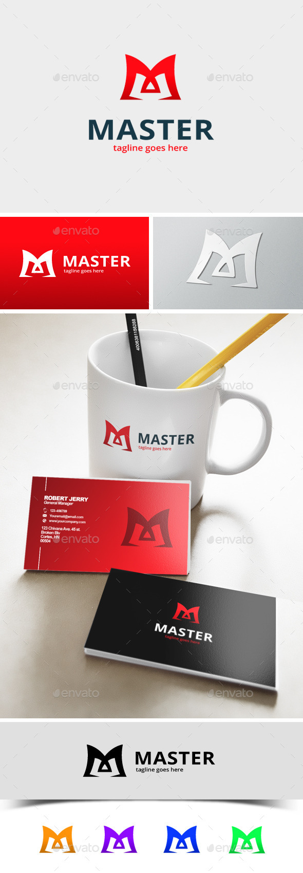 GraphicRiver Master Letter M Logo 11872584