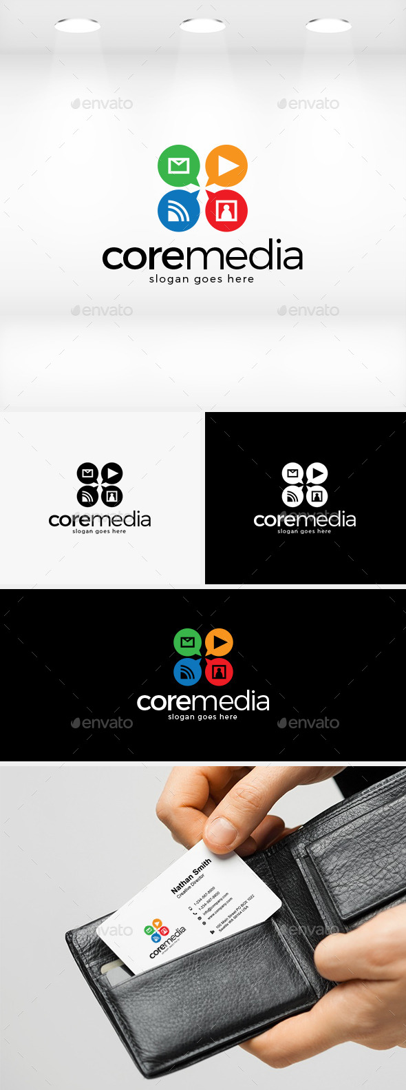 GraphicRiver Core Media Logo 11874578 GraphicRiver Core Media Logo 11874578