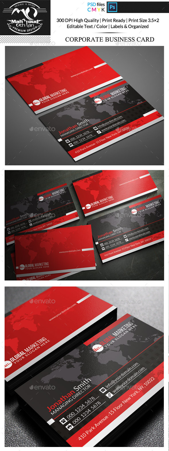 GraphicRiver Corporate Business Card 11875834 GraphicRiver Corporate Business Card 11875834