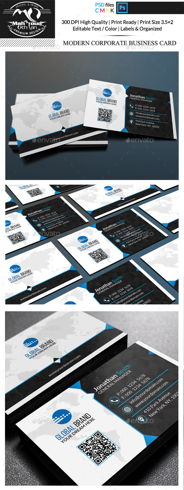 GraphicRiver Modern Corporate Business Card 11876675 GraphicRiver Modern Corporate Business Card 11876675