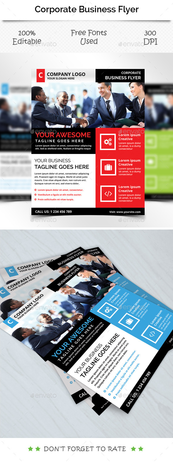 GraphicRiver Corporate Flyer Template V 3 11876699 GraphicRiver Corporate Flyer Template V 3 11876699