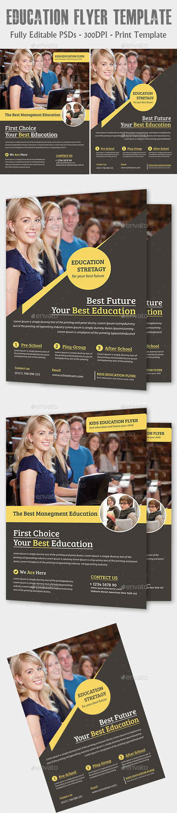 GraphicRiver Education Flyer Temp 11877436 GraphicRiver Education Flyer Temp 11877436