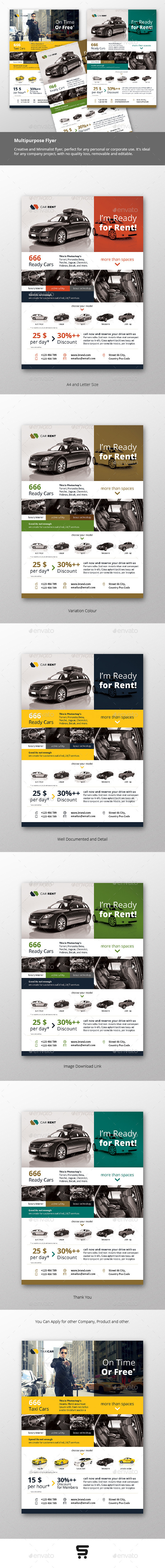 GraphicRiver Automotive Car Taxi Flyer 11877880 GraphicRiver Automotive Car Taxi Flyer 11877880