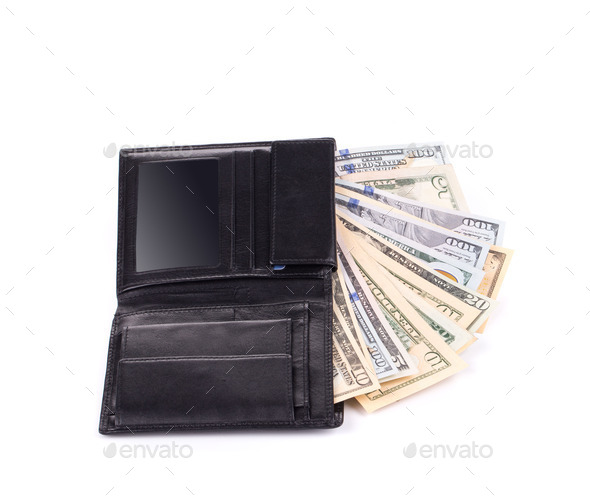 wallet with dollars (Misc) Photo Download