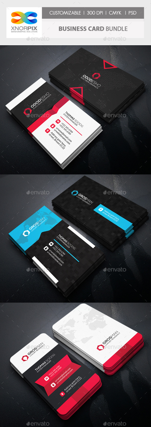 GraphicRiver Business Card Bundle 3 in 1-Vol 56 11880434 GraphicRiver Business Card Bundle 3 in 1-Vol 56 11880434