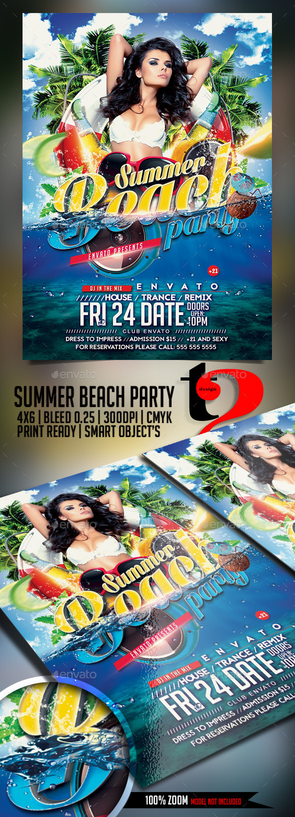 GraphicRiver Summer Beach Party 11881081 GraphicRiver Summer Beach Party 11881081