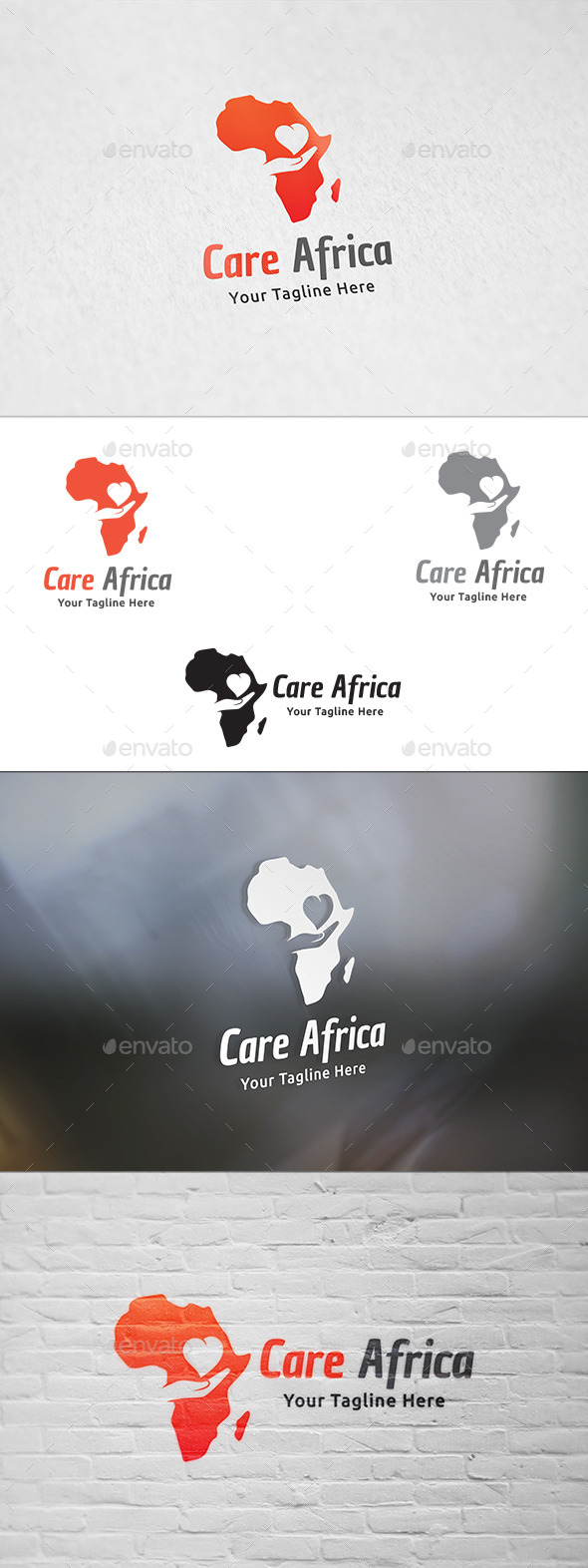 GraphicRiver Care Africa Logo Template 11881089 GraphicRiver Care Africa Logo Template 11881089