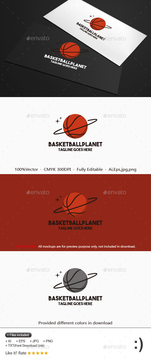 GraphicRiver Basketball Planet 11881410 GraphicRiver Basketball Planet 11881410