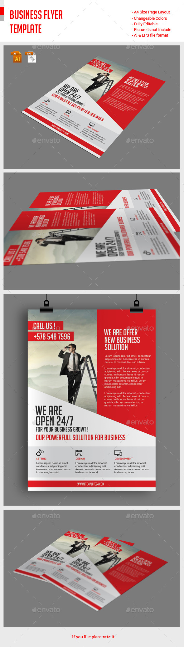 GraphicRiver Business Flyer Template 11881459 GraphicRiver Business Flyer Template 11881459