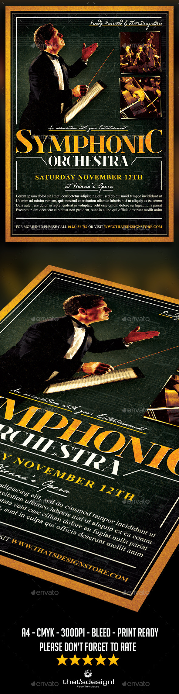 GraphicRiver Symphonic Orchestra Flyer Template V2 11882118 GraphicRiver Symphonic Orchestra Flyer Template V2 11882118