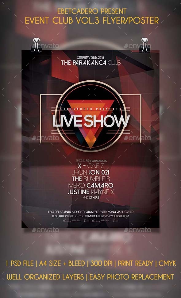 GraphicRiver Event Club Flyer Poster Vol.3 11883033 GraphicRiver Event Club Flyer Poster Vol.3 11883033