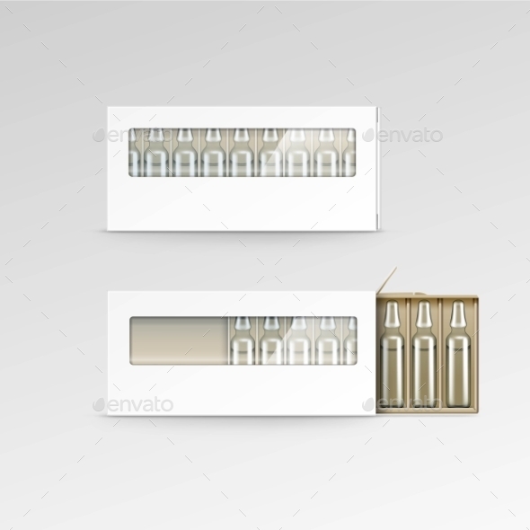 GraphicRiver Blank Packaging Box for Ampoules 11883041 GraphicRiver Blank Packaging Box for Ampoules 11883041