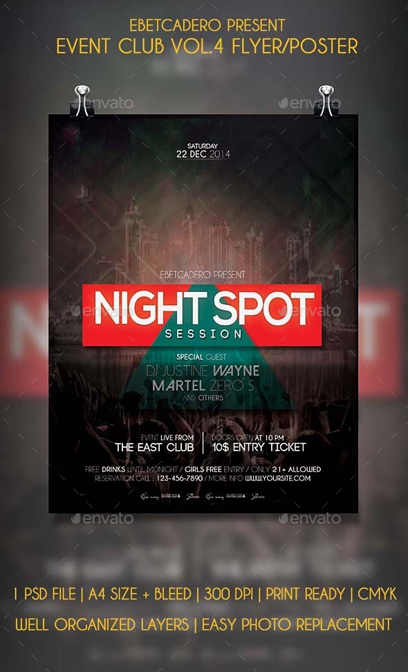 GraphicRiver Event Club Flyer Poster Vol.4 11883080 GraphicRiver Event Club Flyer Poster Vol.4 11883080