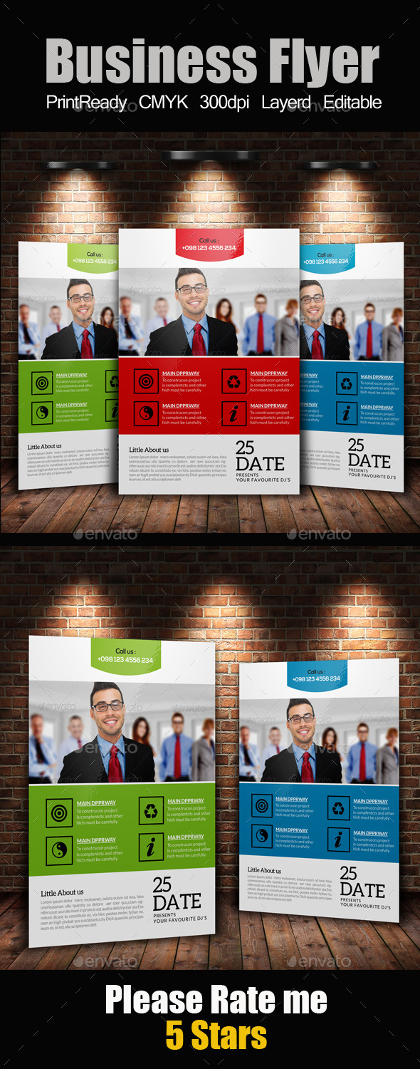 GraphicRiver A4 Business Flyer Template 11883111 GraphicRiver A4 Business Flyer Template 11883111