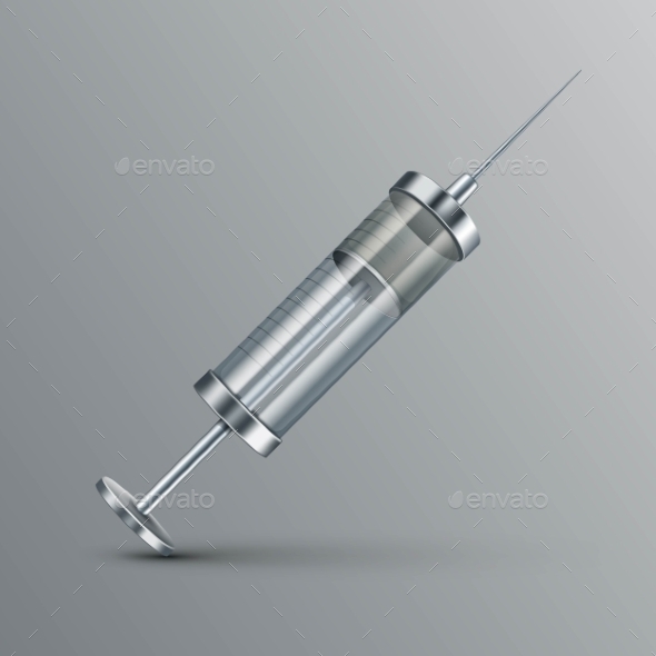 GraphicRiver Glass Medical Syringe Isolated 11883132 GraphicRiver Glass Medical Syringe Isolated 11883132