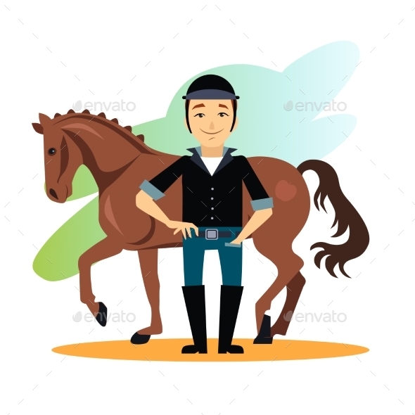 GraphicRiver Jockey Design Concept Set 11884454 GraphicRiver Jockey Design Concept Set 11884454