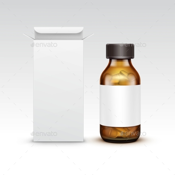 GraphicRiver Blank Medicine Medical Glass Bottle 11885138 GraphicRiver Blank Medicine Medical Glass Bottle 11885138