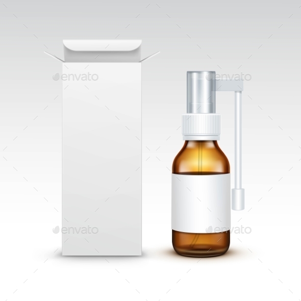 GraphicRiver Blank Medicine Medical Glass Spray Bottle 11885165 GraphicRiver Blank Medicine Medical Glass Spray Bottle 11885165