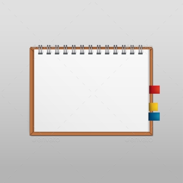 GraphicRiver Vector White Blank Paper Note Notebook Page 11885575 GraphicRiver Vector White Blank Paper Note Notebook Page 11885575