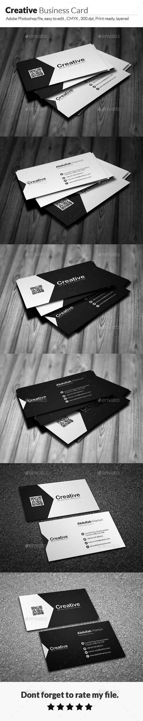 GraphicRiver Creative Business Card V10 11885671 GraphicRiver Creative Business Card V10 11885671