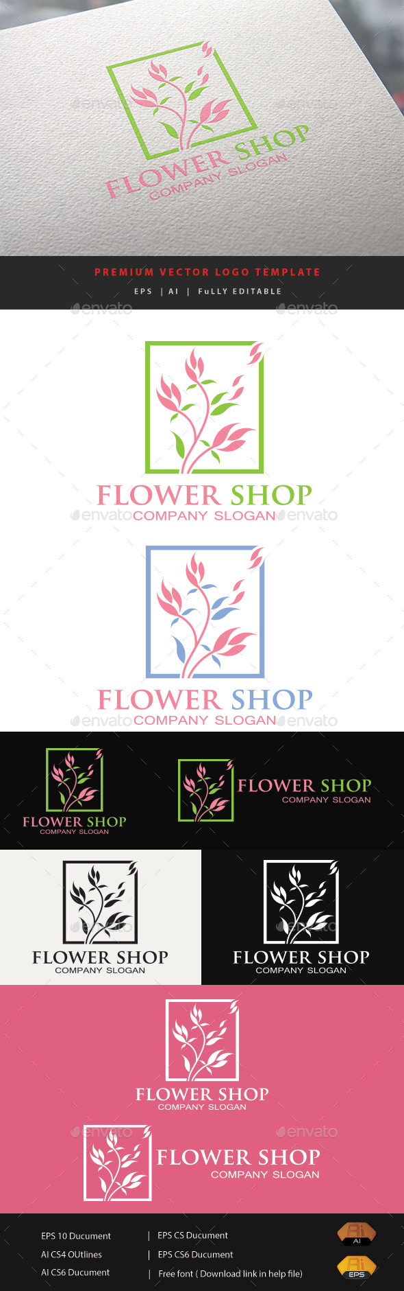 GraphicRiver Flower Shop V.3 11886778 GraphicRiver Flower Shop V.3 11886778