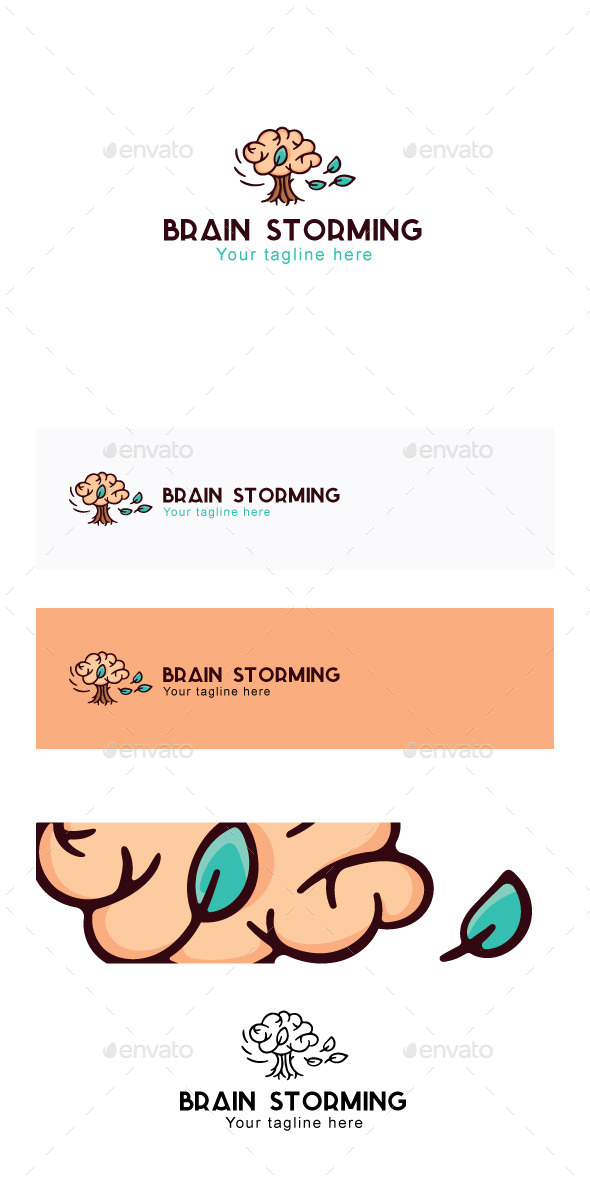 GraphicRiver Brain Storming Stock Logo Template 11887240 GraphicRiver Brain Storming Stock Logo Template 11887240