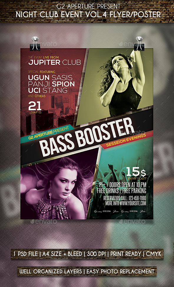 GraphicRiver Night Club Event Flyer Poster Vol.4 11889014 GraphicRiver Night Club Event Flyer Poster Vol.4 11889014