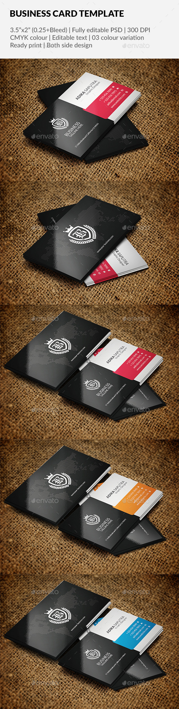 GraphicRiver Business Card Template 11889743 GraphicRiver Business Card Template 11889743