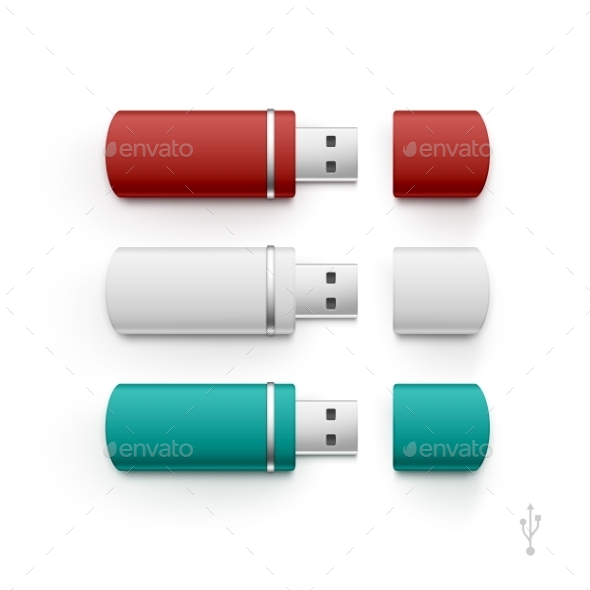 GraphicRiver USB Flash Drive Stick Memory Vector Set Isolated 11889883 GraphicRiver USB Flash Drive Stick Memory Vector Set Isolated 11889883