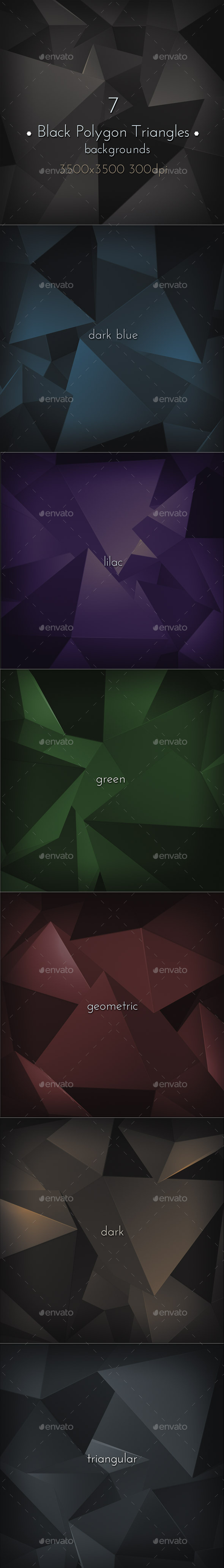 GraphicRiver Black Polygon Triangles Background 11891145 GraphicRiver Black Polygon Triangles Background 11891145