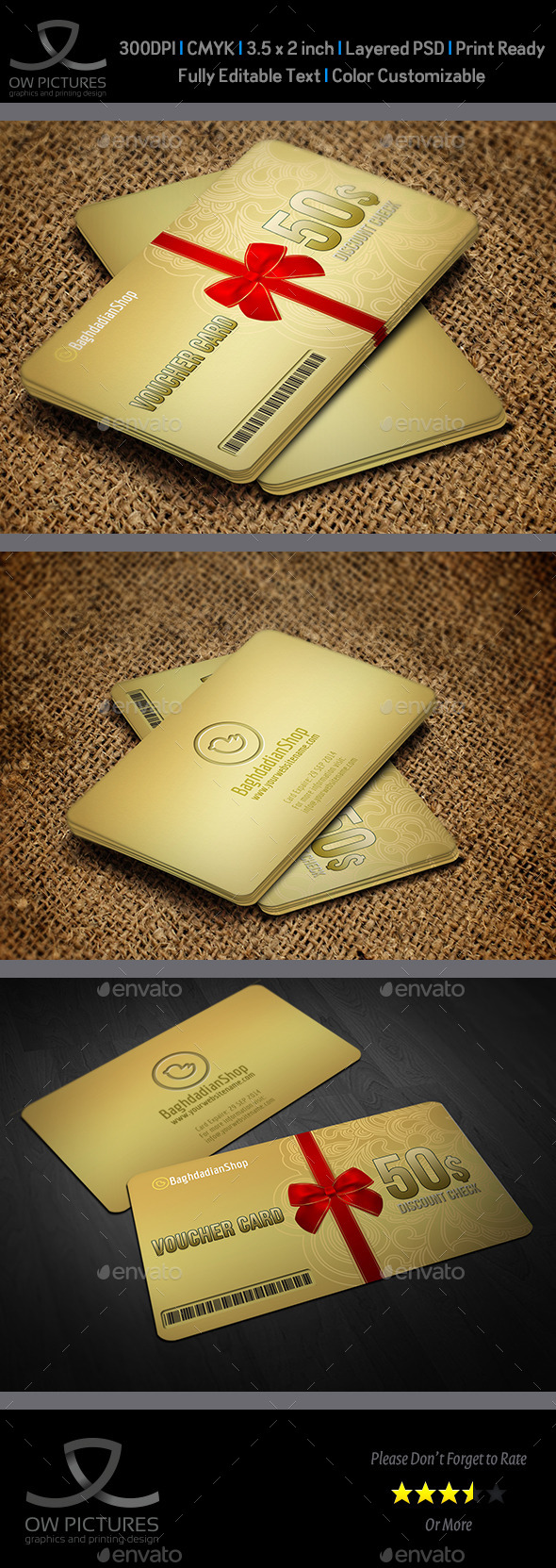 GraphicRiver Gift Voucher Card Template Vol 17 11891531 GraphicRiver Gift Voucher Card Template Vol 17 11891531
