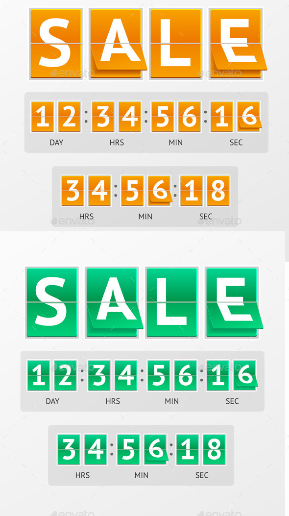 GraphicRiver Vector Countdown Timer Sale 11891646
