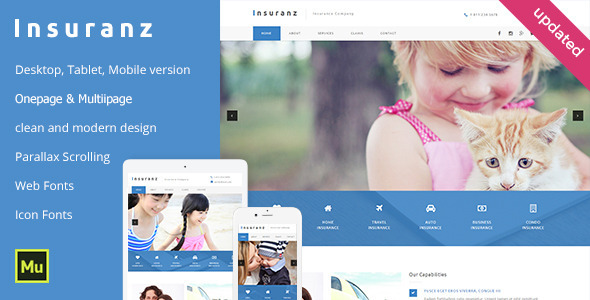 Insuranz - Insurance Services Template