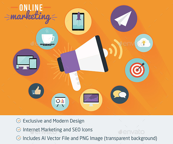 GraphicRiver Online Marketing and SEO Flat Icons 11892148 GraphicRiver Online Marketing and SEO Flat Icons 11892148