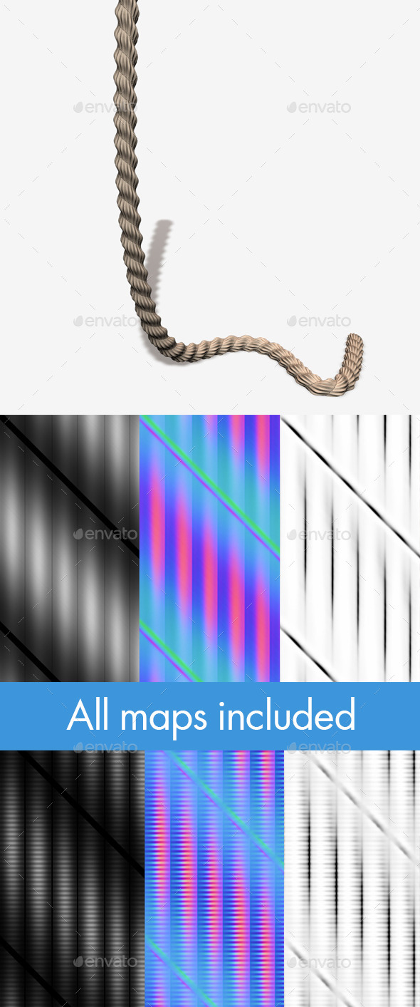3DOcean 2 Instant Rope Textures 11892595 3DOcean 2 Instant Rope Textures 11892595