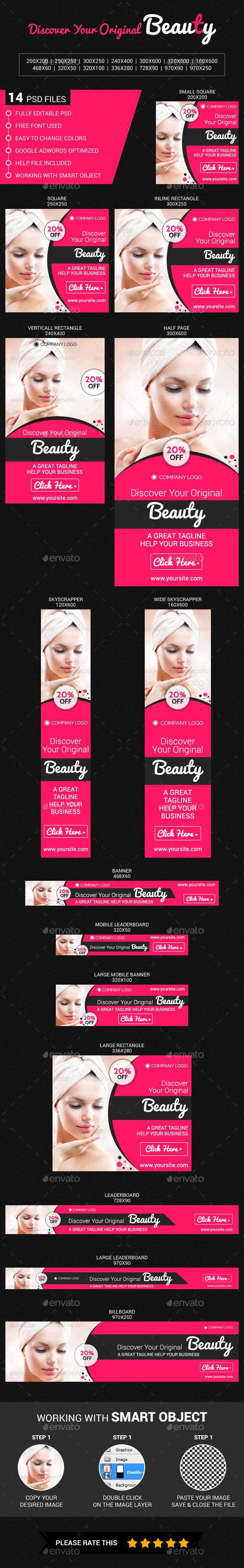 GraphicRiver Discover Your original Beauty 11893285 GraphicRiver Discover Your original Beauty 11893285
