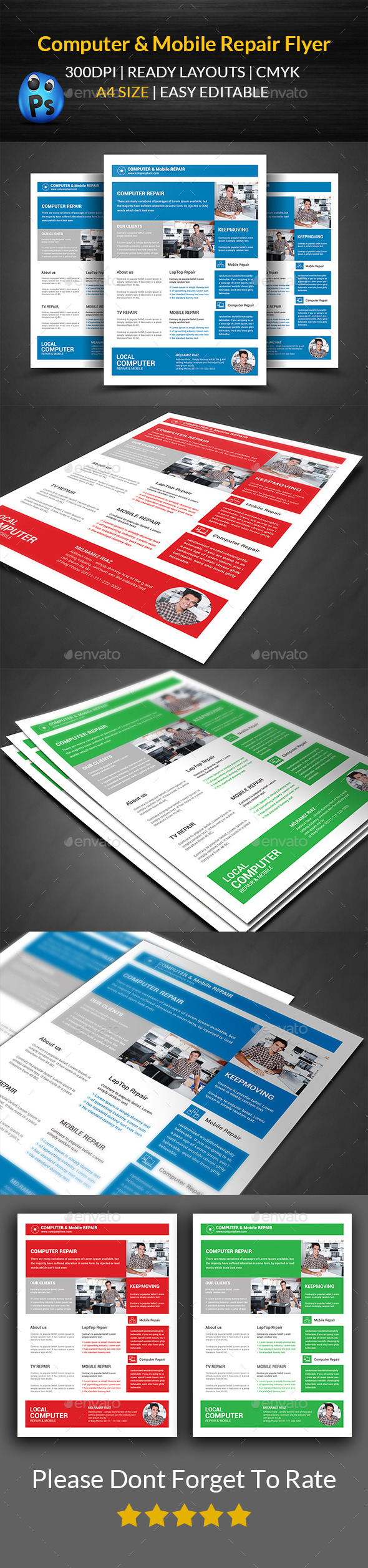 GraphicRiver Computer & Mobile Repair Flyer Template 11893928 GraphicRiver Computer & Mobile Repair Flyer Template 11893928