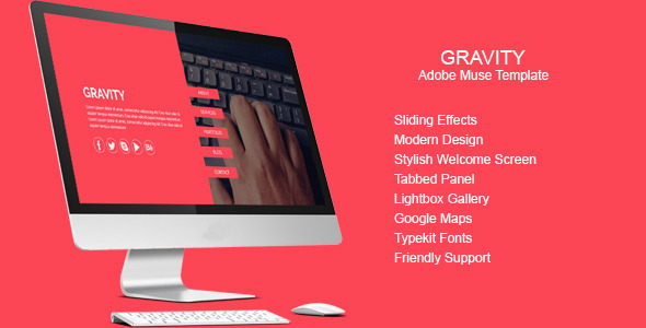 Gravity - Multi-purpose Muse Template