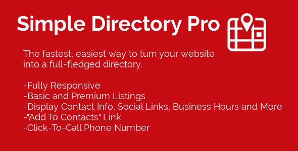 CodeCanyon Simple Directory Pro 11869464 CodeCanyon Simple Directory Pro 11869464