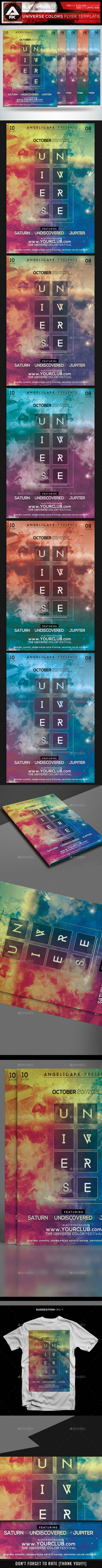 GraphicRiver Universe Colors Flyer Template 11895790 GraphicRiver Universe Colors Flyer Template 11895790