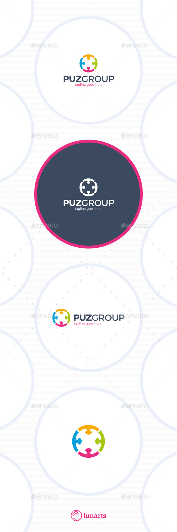 GraphicRiver Puzzle Community Logo Group Circle 11895792 GraphicRiver Puzzle Community Logo Group Circle 11895792