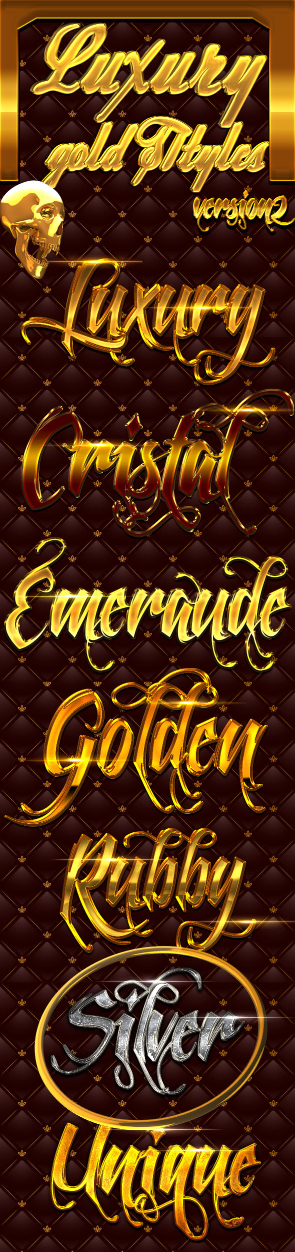 GraphicRiver Gold Luxury Styles 2 11895892 GraphicRiver Gold Luxury Styles 2 11895892