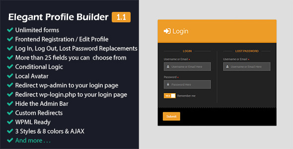 CodeCanyon Elegant Profile Builder 11875348 CodeCanyon Elegant Profile Builder 11875348