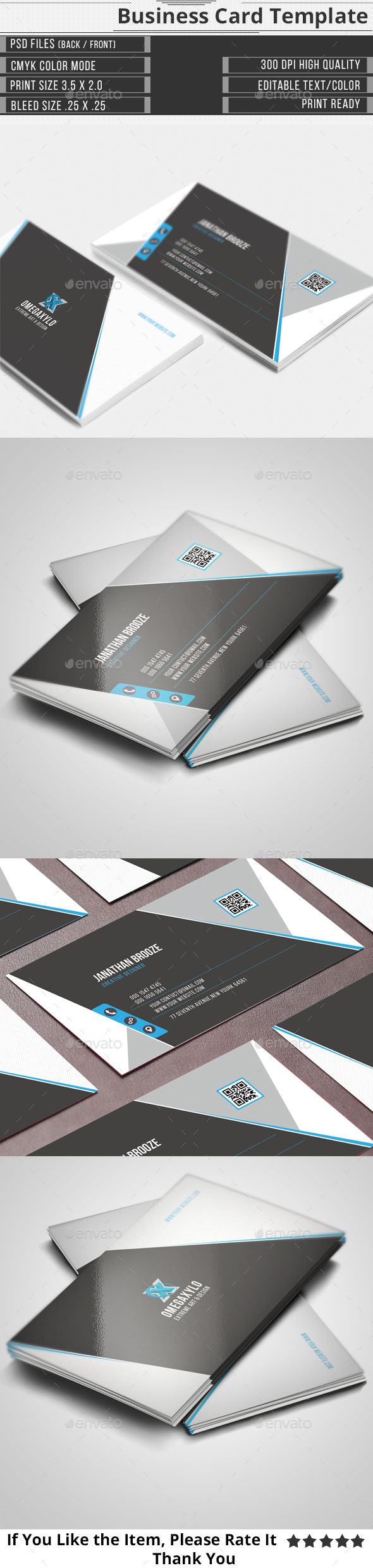 GraphicRiver Corporate Business Card 11896607 GraphicRiver Corporate Business Card 11896607