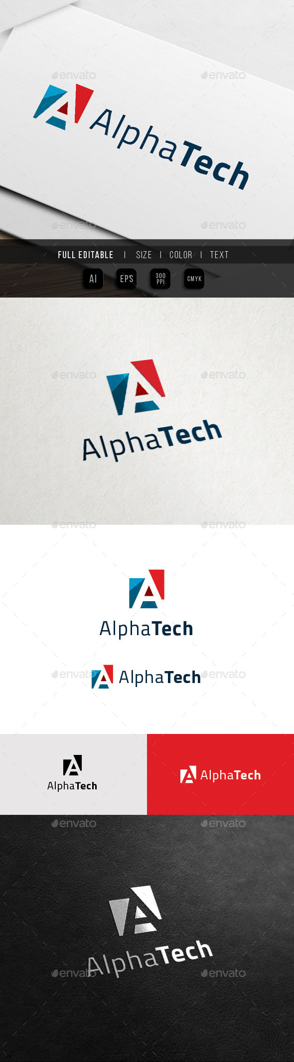 GraphicRiver A Logo Alpha Tech 11899216 GraphicRiver A Logo Alpha Tech 11899216