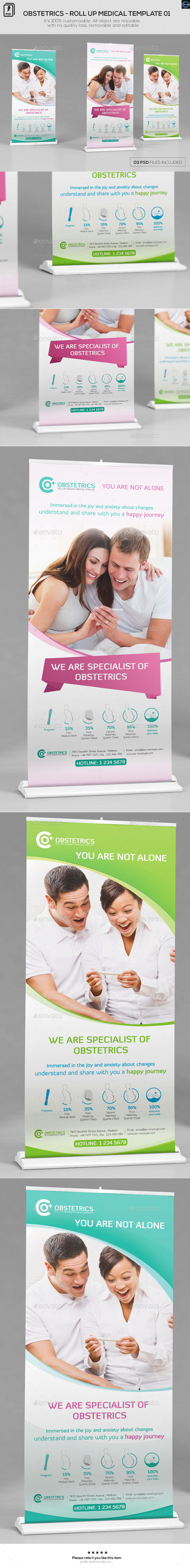 GraphicRiver Obstetrics-Roll Up Medical Template 01 11902094