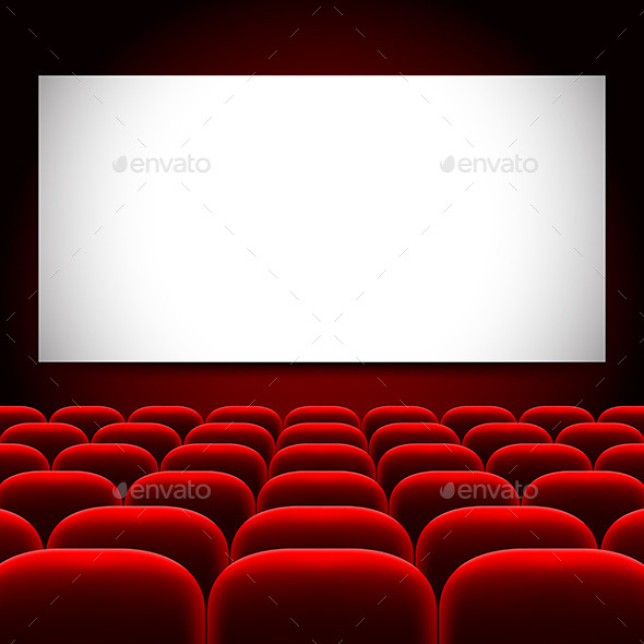 GraphicRiver Cinema Screen and Red Seats Vector Background 11904089 GraphicRiver Cinema Screen and Red Seats Vector Background 11904089