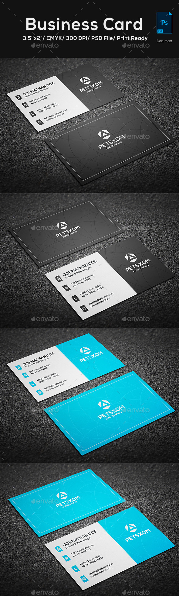 GraphicRiver Modern Business Card 11903228 GraphicRiver Modern Business Card 11903228