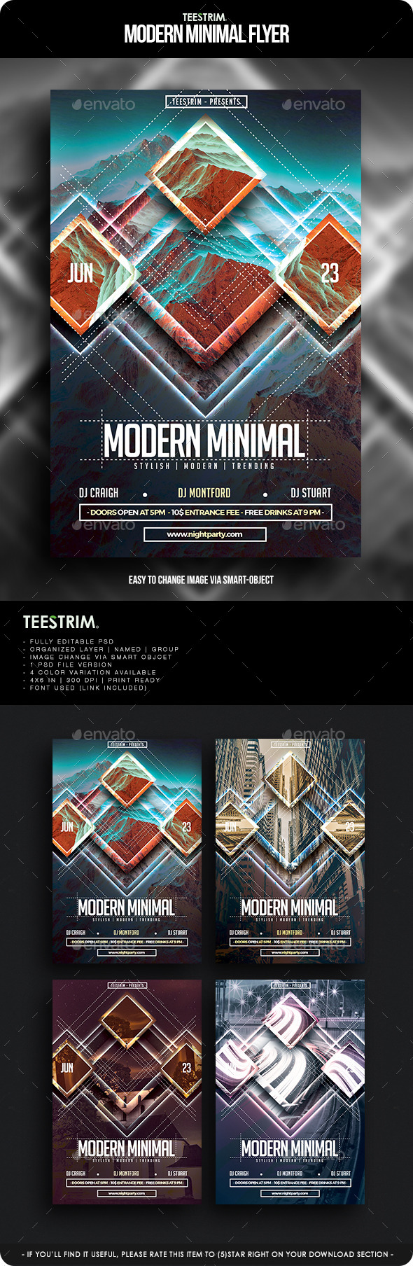 GraphicRiver Modern Minimal Flyer Template 11904908 GraphicRiver Modern Minimal Flyer Template 11904908